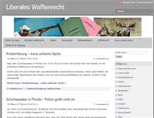 Tablet Screenshot of liberales-waffenrecht.de